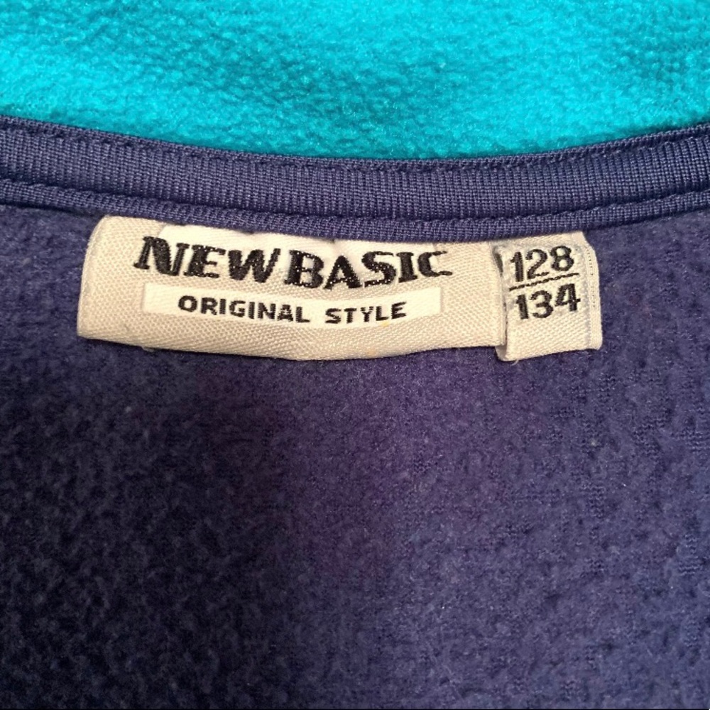 New Basic Blue Fuzzy Jacket - Picture 4 of 4